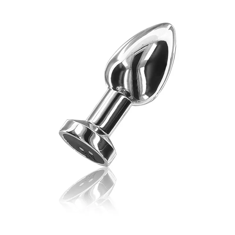 Metalni analni dildo sa vibracijom Vibrating Metal Buttplug M