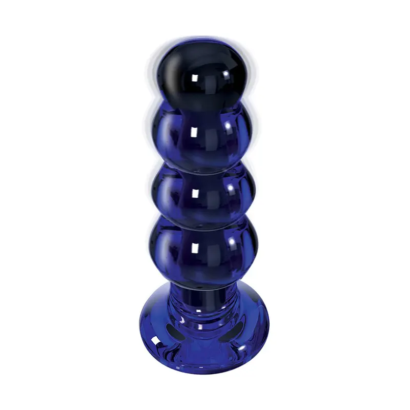 Stakleni analni dildo sa vibracijom Radiant Vibrating Glass Plug